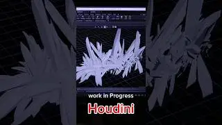 I am learning Procedural growth in #Houdini. I'll upload the final animation tonight. #ammarkhanim