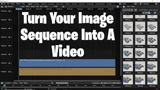 Blender Image Sequence - Full Beginner guide ( Fix Problems )