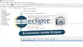 Eclipse Built-In Plugin to Screen Shot Your Code
