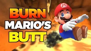 How fast can you BURN YOUR BUTT in every Mario game?