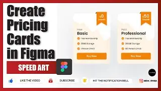 Latest Figma Tutorial: Create Pricing Cards