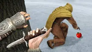 the new Skyrim VR manhunt experience is beyond cruel...