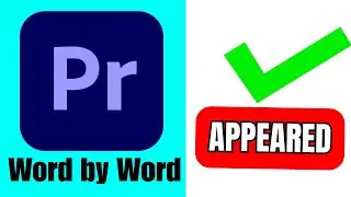 How To Make Text Appear Word by Word in Premiere Pro 2024