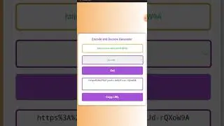 Encode and Decode Generator Tool Preview Only HTML CSS JavaScript #shorts #short