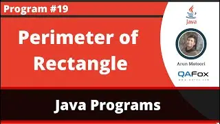 Java program to intake width and height of a Rectangle and find its perimeter