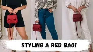 HOW TO WEAR A RED BAG FOR ANY OCCASSION ❤️ Polene Number One Nano & tons of outfit inspo| mrs_leyva