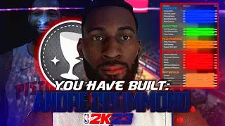 NBA 2K23 *PRIME* ANDRE DRUMMOND BUILD | DOMINANT USEFUL SLASHING PURE GLASS-CLEANER C W/ 99 REBOUND