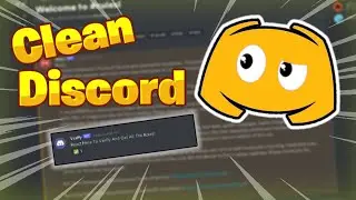 How To Make A Clean A Discord Server...(With Reaction Roles)