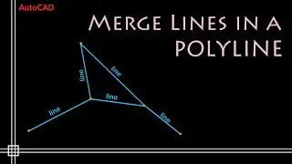 AutoCAD - Convert LINE to POLYLINE (Simple and Easy!)