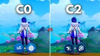 C0 vs C2 Yelan !! is C2 Yelan Worth?? [Genshin Impact]