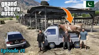 Micheal Buying a Cow For Eid ul Adha Qurbani | GTA V Pakistan | Mandi series