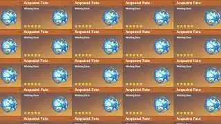 Ascended all my characters to 70/80 for the Acquaint Fates | Genshin Impact