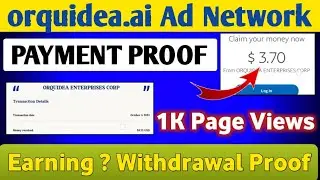 orquidea ad network payment proof | best ad network