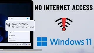 [FIXED] Wi-Fi Connected But No Internet, Secured Error in Windows 11