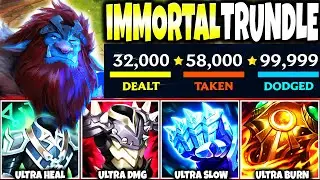 Meet the STRONGEST IMMORTAL TRUNDLE BUILD: 180.000 TOTAL DMG CARRY 🔥 LoL Top Trundle s13 Gameplay