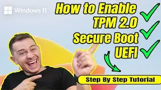 How to Enable TPM 2.0 | Secure Boot | Convert to UEFI | Prepare for Windows 11