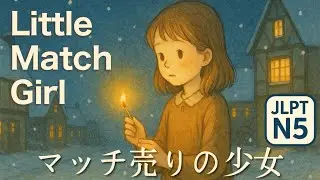 [World Fairy Tale] The Little Match Girl (Simple Japanese・Listening Practice・JLPT N5)