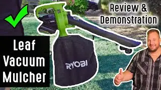 The Easiest Way To Clean Up Fallen Leaves! The RYOBI 40-Volt VacAttack Cordless Leaf Vacuum Mulcher