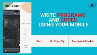 Use Your Mobile Phone to Code | Code Without a PC or Laptop | Preview Result | #code #mobile