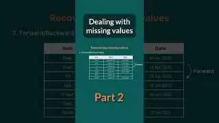 How to fix missing values in data - Part 2