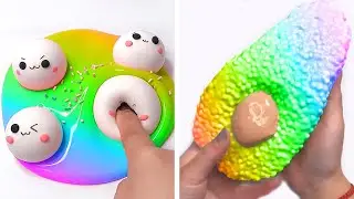 8 Hours Of Oddly Satisfying Slime ASMR - Relaxing When Stressed Or Sleepy