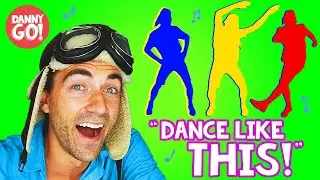 Dance Like This! 💥 /// Danny Go! Clap Shake Jump Movement Songs for Kids