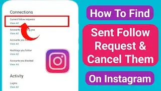 How to check Sent Request on Instagram 2024 | How To Cancel Instagram Sent Request