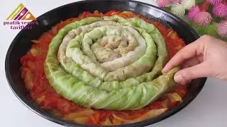 Turkish grandmother taught me! 🔝🔥This Cabbage Meal Conquers Everyone! Incredibly delicious.