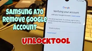 Final Method!!! Samsung A70 (SM-A705FN). Remove Google Account. Bypass FRP.