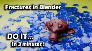 Fractures in Blender / Blender tutorial