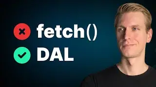 Next.js Fetch Data the Right Way (with a Data Access Layer!) (Security, Auth, DTO)