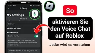 So aktivieren Sie den Roblox Voice Chat (ohne Verifizierung 2024) | Voice Chat in Roblox aktivieren