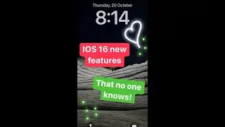 IOS 16 Hidden features! 