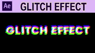 Glitch Text Effect - Adobe After Effects Tutorial