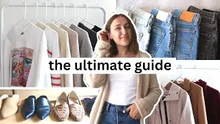 how to *realistically* build your dream wardrobe in a year