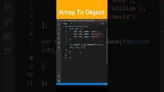 How to convert an array into an object in JavaScript?? 