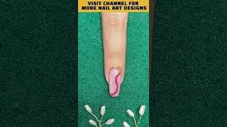 Curved Line Nail Art Design Idea Must Try #shorts
