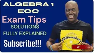 Ace Your Algebra 1 EOC EXAM BEST 2024 Review Tips.     Part 2 (BEST Algebra 1 EOC EXAM TIPS)