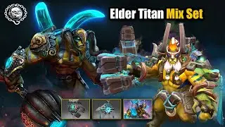 Dota 2 Elder Titan Mix Set  Vise of Creation + Bellows of Creation + Monument of Ruin