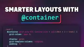 Smart design patterns with container queries