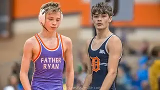 106 – Kaden Klapprodt {G} of DeKalb IL vs. Ethan Lampert {R} of Father Ryan TN