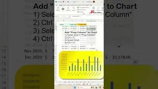 Highlight Actual Value below Target Value in Bar Chart in Excel - PART 1 - Excel Tips and Tricks