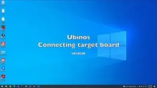 Ubinos - Connecting target board - v03 05 00