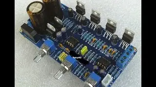 TDA2030A / LM1875 based 2.1 subwoofer circuit 