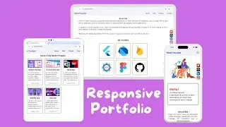 Flutter Portfolio Website || Responsive Portfolio Website Using Flutter