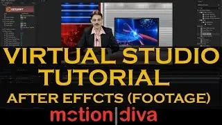 Virtual set Tutorial After effects  Footage