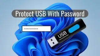 Protect USB With Password | Lock your USB flash drive