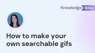 How to make custom (searchable) gifs