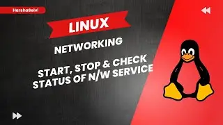 Linux Start, Stop & Check Status of Network Service