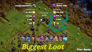 Clash Of Clans Biggest Loot | #coc